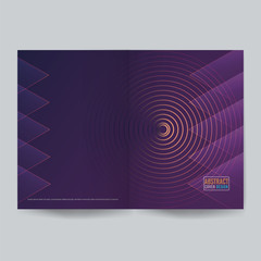 Minimalistic cover design - Illustration.Backgrounds, Connection, Computer Graphics, Motion, Ideas.
