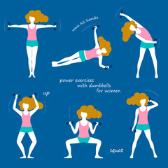 Vector illustration of a young pregnant woman sitting in a Lotus position and holds the globe in his hands. Yoga for pregnant women, flat design