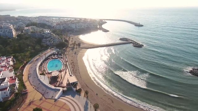 Aerial Drone Footage of Marbella - Spain
