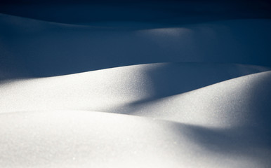 wavy snow dune texture - light and shadow