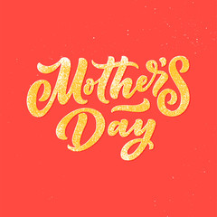 Mother's day lettering for Gift card. Vintage Typography, great design for any purposes. Modern calligraphy banner template. Celebration quote. Handwritten text postcard. Vector illustration