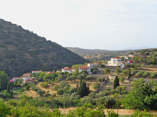 Fototapeta na wymiar a small village in greece