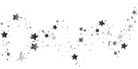 
Silver glitter confetti