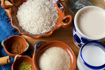 Rice pudding ingredients