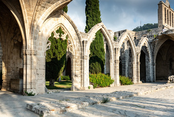 Fototapeta na wymiar Bellapais abbey, Kerynia Cyprus