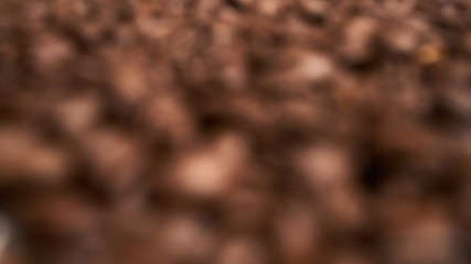 Bokeh rozmyte ziarna kawy