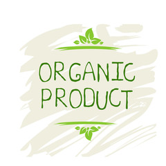 Organic product label and high quality product badges. Bio Pure healthy Eco food organic, bio and natural product icon. Emblems for cafe, packaging etc. Vector