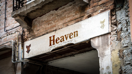 Obraz premium Sign 383 - Heaven