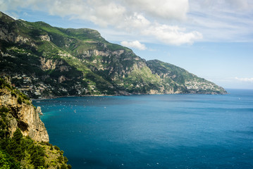 Obraz premium Amalfi coast, Naples, Italy