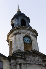 Fototapeta na wymiar Tower of Rennes city hall building France