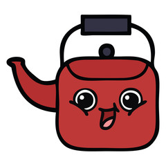 cute cartoon kettle