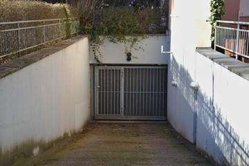 Einfahrt einer Tiefgarage