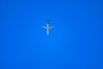 airplane in the sky