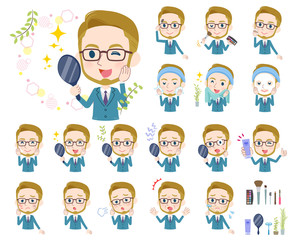 blond hair businessman_beauty