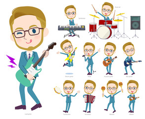 blond hair businessman_pop music