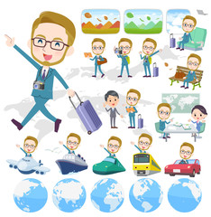 blond hair businessman_travel
