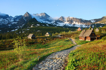 Spring in the Tatra Mountains (Gasienicowa Valley), Poland