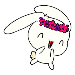 cartoon kawaii cute furry bunny