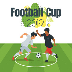 Fototapeta premium Soccer championship design element 