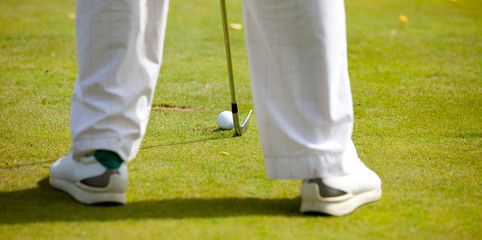 Obraz premium golfer ready