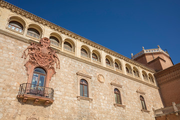 Archbishop palace and Convent of San Bernardo in Alcala de Henares, Madrid, Spain.