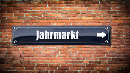 Fototapeta premium Schild 404 - Jahrmarkt