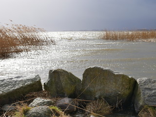 Steine am Achterwasser