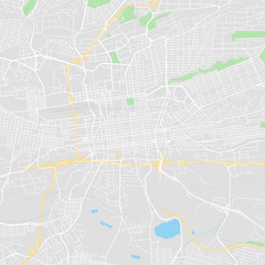 Downtown vector map of Johannesburg, South Africa