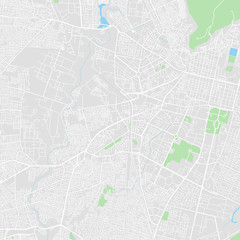 Fototapeta premium Downtown vector map of Jaipur, India