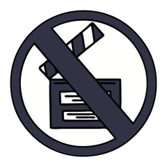 cute cartoon no directors sign