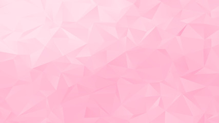 Pastel Pale Pink Low Poly Backdrop Design