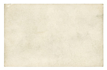 Vintage paper background isolated - (clipping path included) 