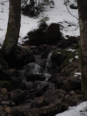 Waterfall alps