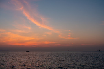 夜明け。日の出前の海DSC0222