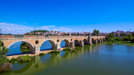 Fototapeta premium Badajoz. City of Extremadura. Spain. Drone Photo