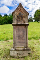 Fototapeta na wymiar Religious memorial stone