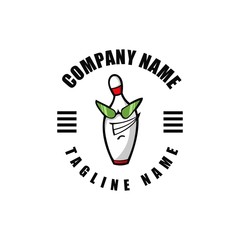 bowling mascot cartoon