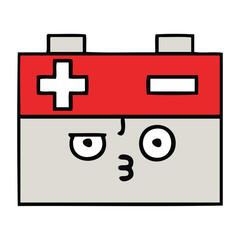 cute cartoon car battery
