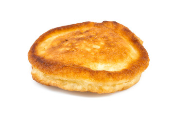 stack of pancakes isolated on white