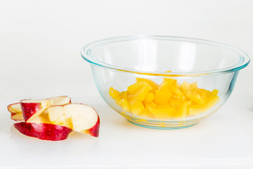 apple with pepper