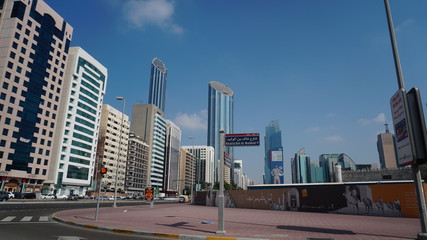 Fototapeta na wymiar skyscrapers in dubai united arab emirates
