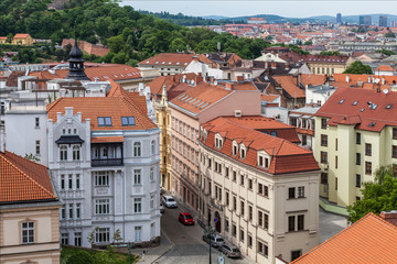 Fototapeta na wymiar Beautiful view of the city of Brno (Czech Republic)