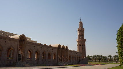 Fototapeta na wymiar mosque in muscat oman