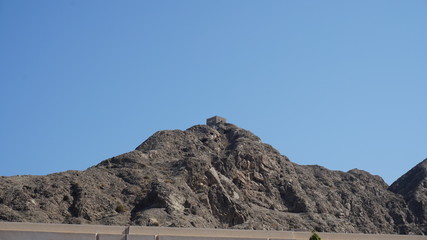 mountains and blue sky
