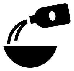 Pour Liquid Into Bowl Icon