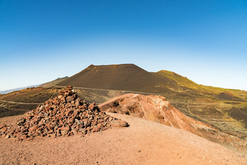 Landscape at the Teneguia volcano near Los Canarios ( Region Fuencaliente de La Palma ) at La Palma / Canary Islands