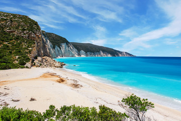 Mediterranean sea landscape