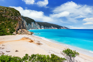 Mediterranean sea landscape