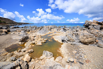 Mediterranean sea landscape