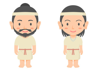 弥生時代の男性と女性